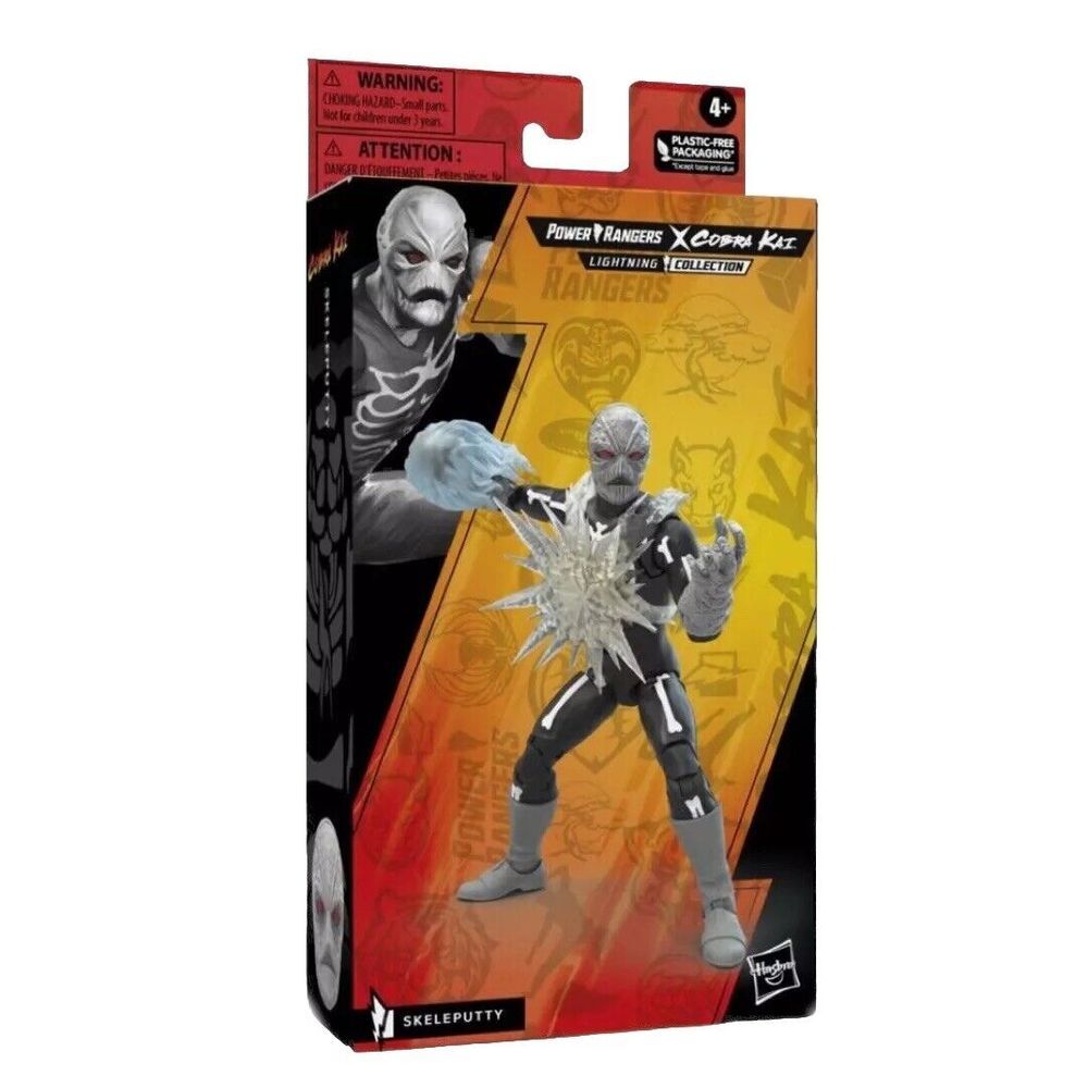 Power Rangers Lightning Collection Mighty Morphin X Cobra Kai Skeleputty NEW‎